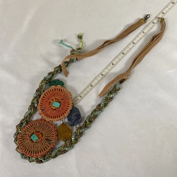 Big funky unique Boho style necklace - Picture 5 of 5